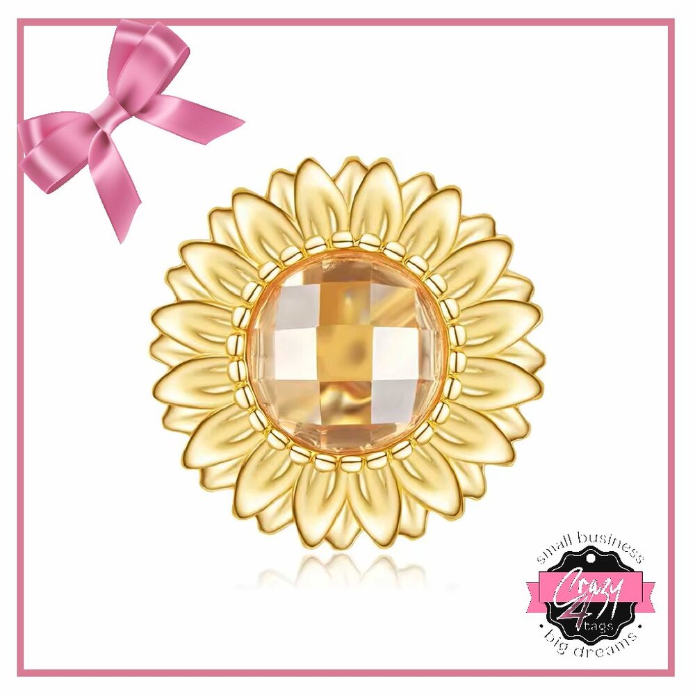 Sunflower Charm - Double Sided - image 1